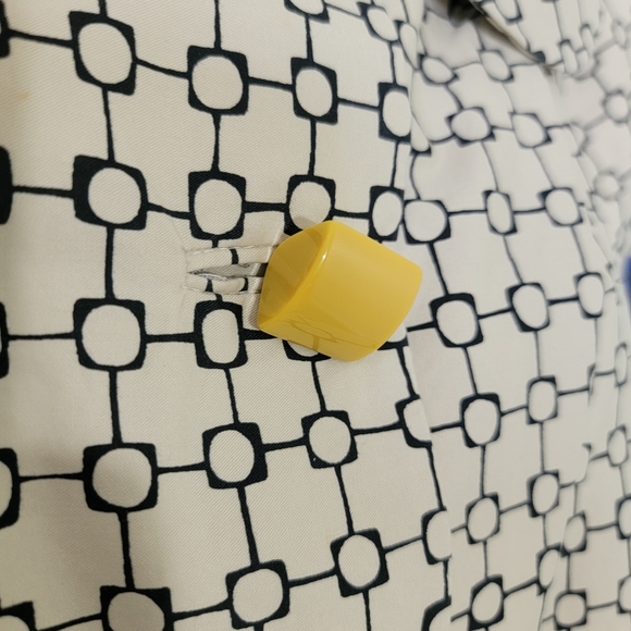 Vintage Anthropologie Taikonhu Blue Bird Cropped Jacket - Picture 7 of 16